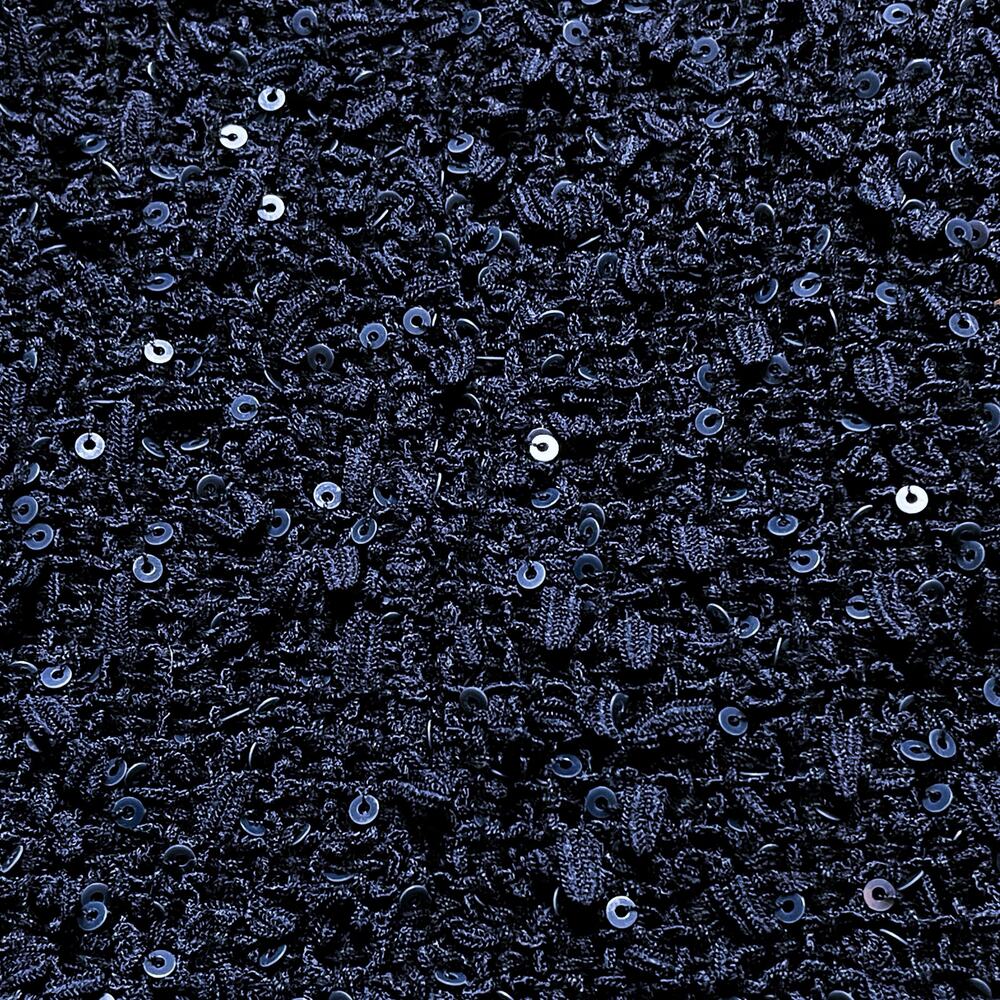Nina Ricci Blue Sequin Peplum Blouse - Picture 5 of 7